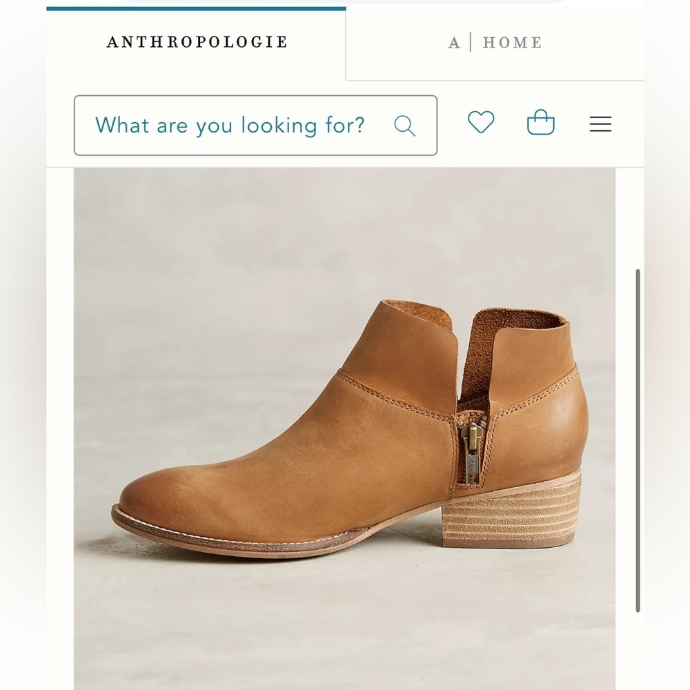 Anthropologie Seychelles Women's Tan SNARE Leather Ankle Booties size 8 - Picture 15 of 15